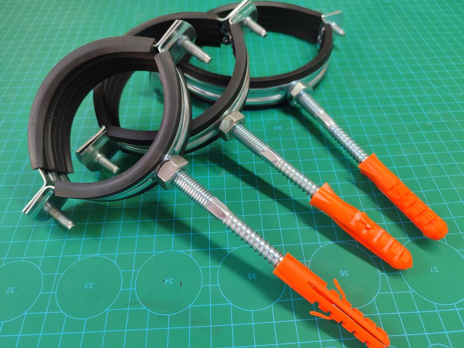 Хомут металический для труб, хамут сантехнический всех размеров от 20м