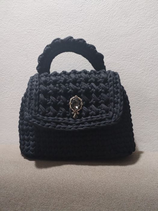 Genți, flori, buchete de flori crosetate, handmade