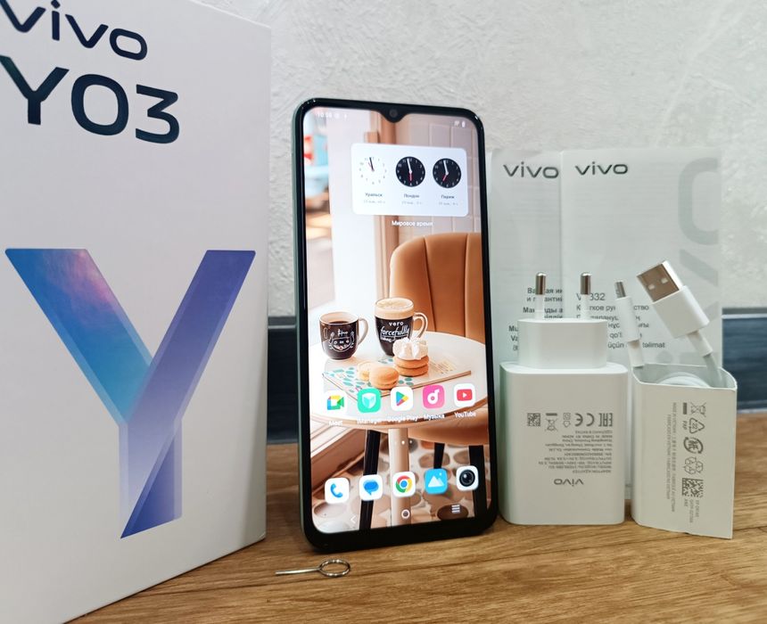 VIVO Y03 / 128ГБ в отличном состояний.