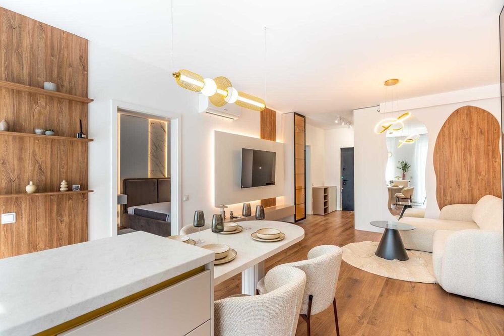 Apartament 2 camere, mobilat, ansamblu nou- Floresti, zona Tineretului, in apropierea viitorului Spital Regional