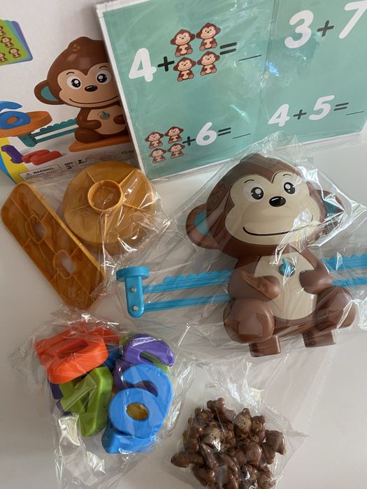 Везна Маймунки, цифри, броим, смятаме