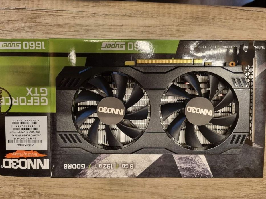 Видео карта INNO3D GeForce GTX 1660 SUPER 6GB GDDR6 192-bit