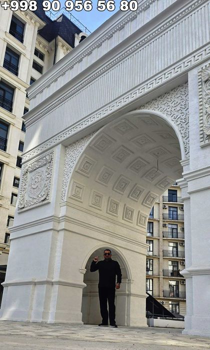 Premium Fibrobeton Fasad Dekori Toshkent Va O'zbekistonda Lepka King