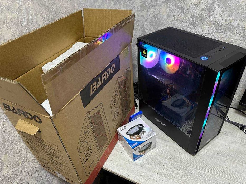 Игровой кейс /RX 590 gme 8gb / DDR4 32gb / 12 ядер 24 потоков