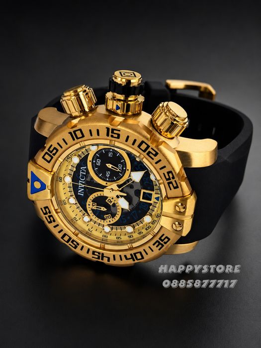 INVICTA Foxhound Gold 57 mm, Инвикта нов мъжки часовник
