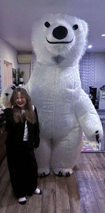 Белый мишка аниматоры