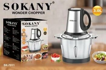 Миксер Электрический бытовой 3L Мясорубка Куттер Кухонный многофункцио
