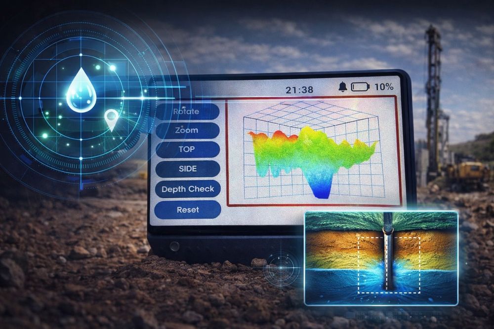 Търсене на вода за сондаж: 3D Геофизичен анализ и Радарна локация