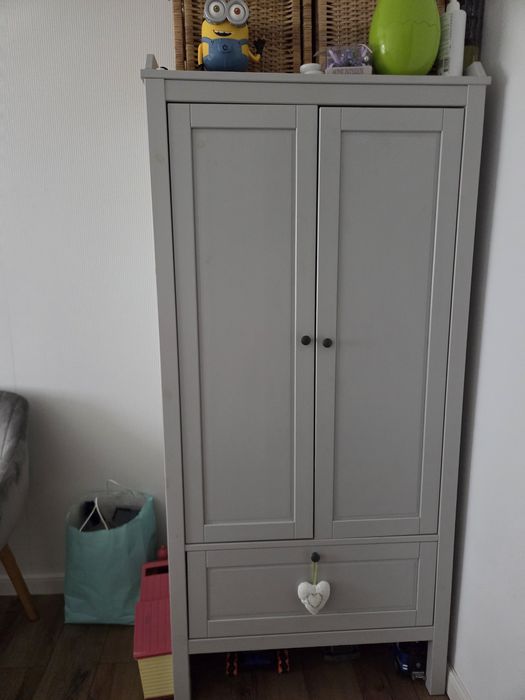 Pat extensibil si dulap Sundvik, Ikea