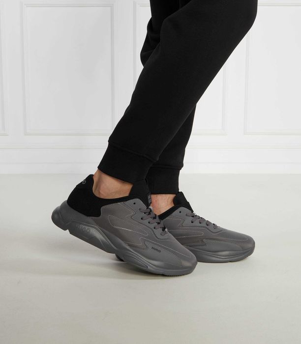 HUGO Leon_runn_nyme DARK Grey