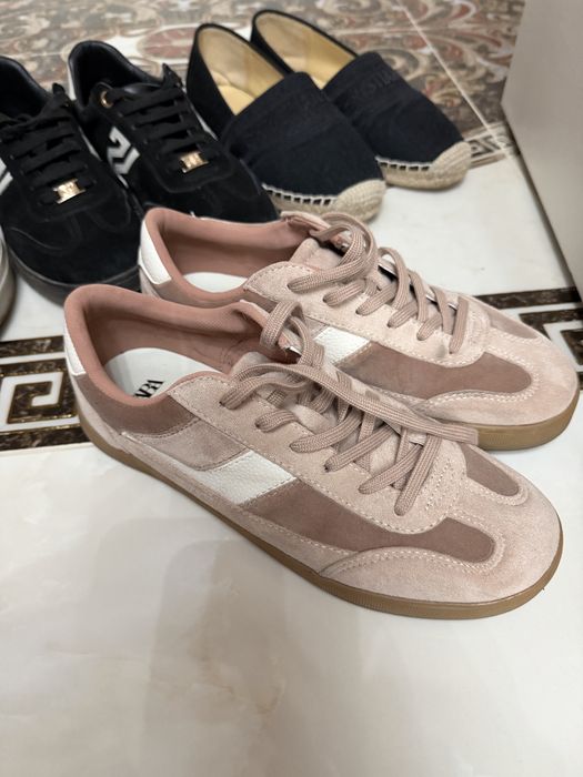 Кеды кожа натуральная замша