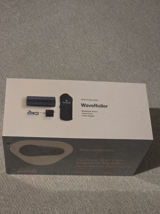 Rola vibromasaj Therabody Wave Roller, Bluetooth,Negru
