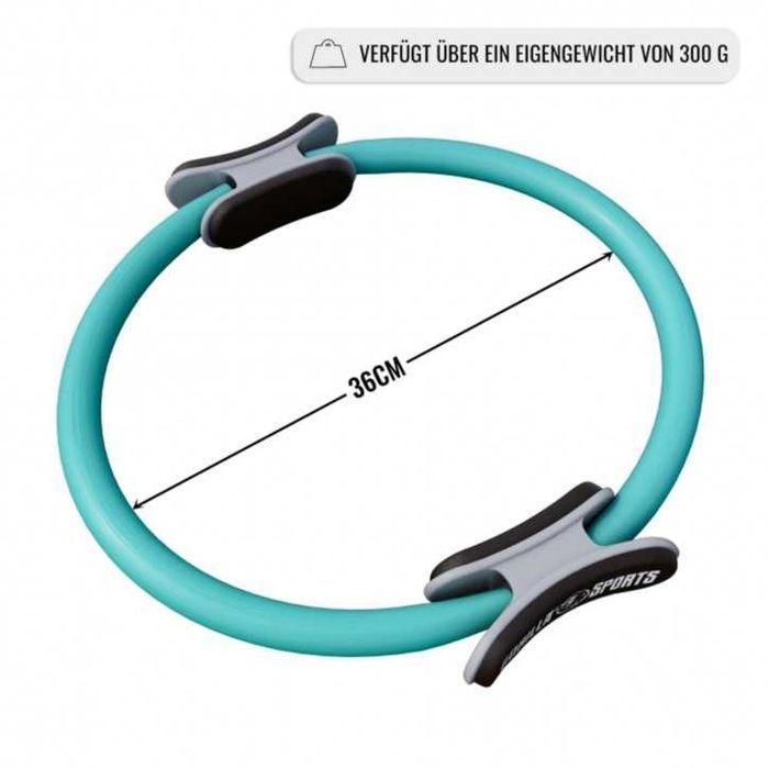 Inel Pilates 36 cm Turcoaz