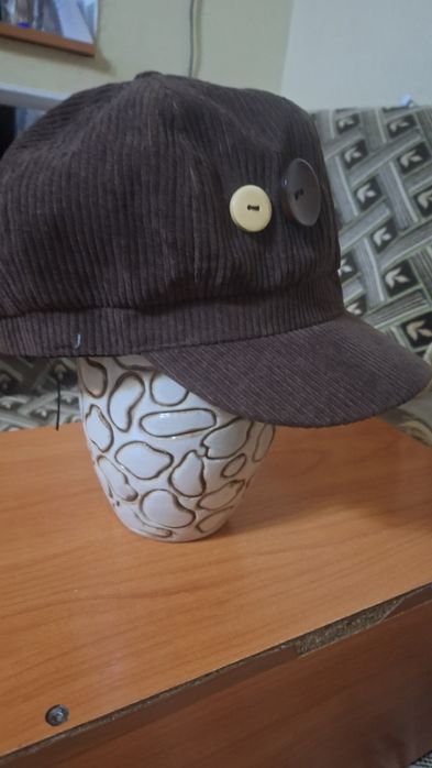 Кепка легкая вельвет