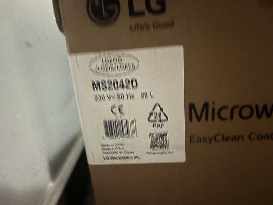 Микровълнова фурна LG