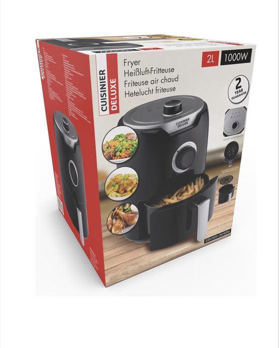Фритюрник Air fryer Cuisinier Deluxe 2L