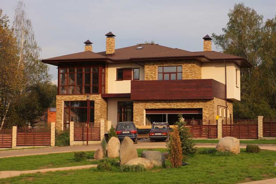 Крыша Гибкая черепица ТЕХНОНИКОЛЬ кровля