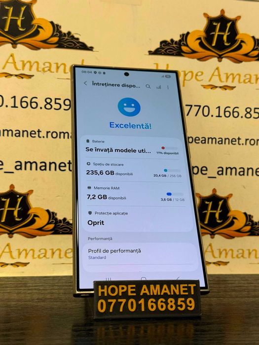Hope Amanet P10/SAMSUNG S24 ULTRA 256 GB 12 RAM