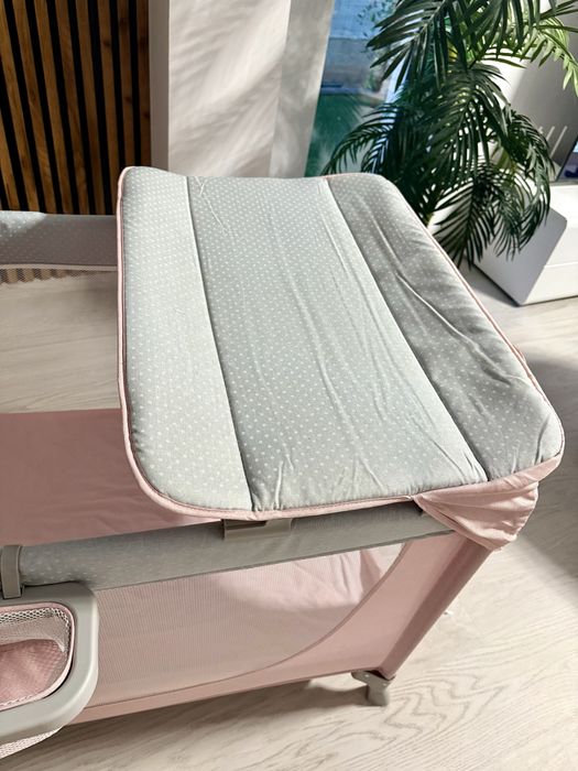 Patut pliabil kinderkraft + saltea CADOU