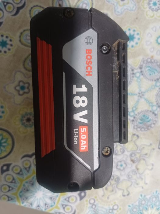 Baterie Bosch 18v 5A cu celule noi originală. Bateria este reconditionata

#10