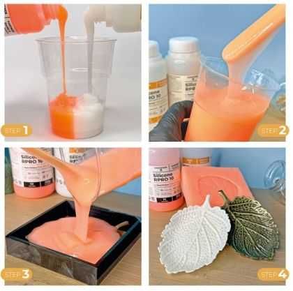 No bubble Нетоксичен течен силикон за леене на молдове/калъпи