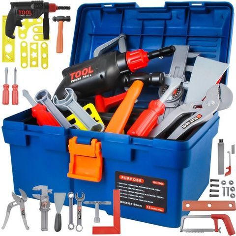Set unelte pentru copii , cutie de unelte, 11 piese, 30x19x15cm, 3+