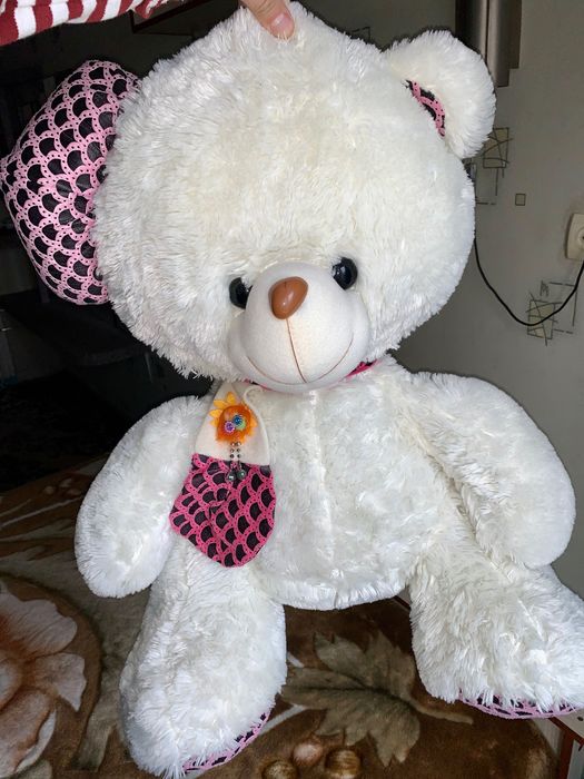 Мишка плюшевый большой