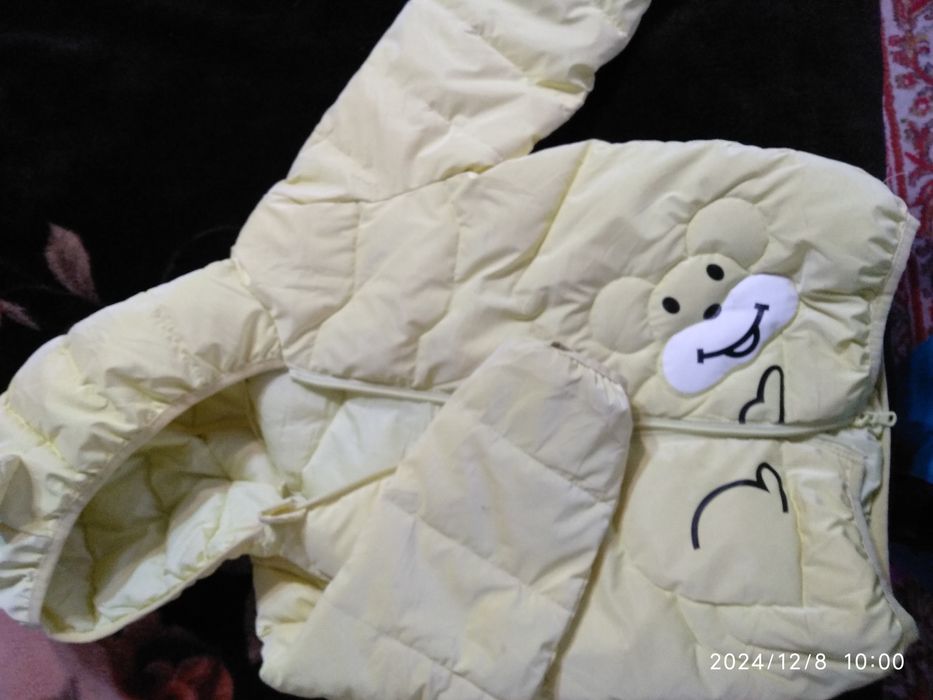 Куртка на осень теплая для девочек