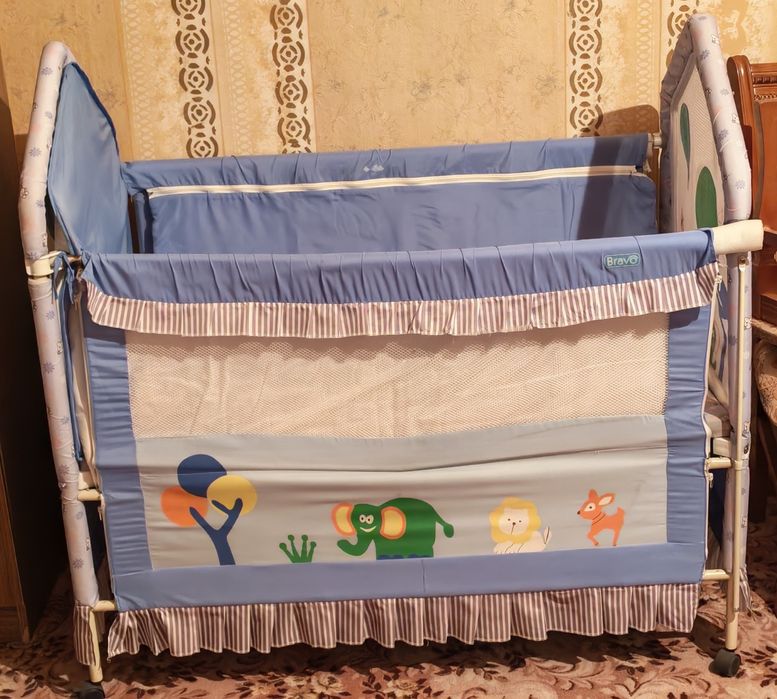 Детский кровать с люлькой