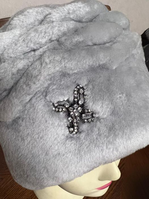 Шапка мутоновая женская