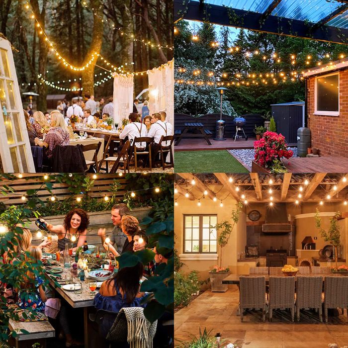 Приказни светлини, LED гирлянд, водоустойчиви крушки 15,18 и 30 метра