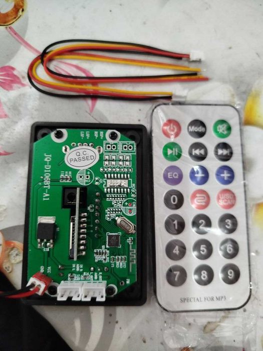 Усилитель D класса. 40+40 Вт Bluetooth, AUX, USB fleshka, Radio