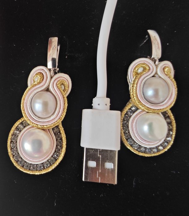 Сутажный комплект (Серьги)