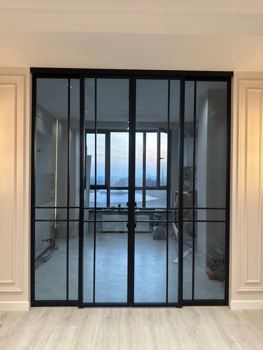 Раздвижные перегородки ворота навес перила в стиле ЛОФТ