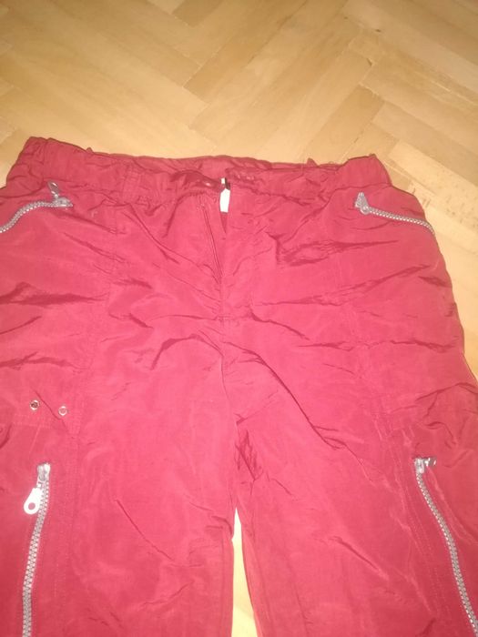 Pantaloni de fas femei rosu