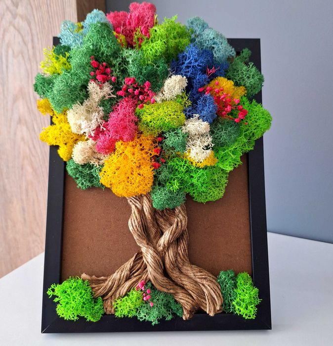 Декорации със скандинавски мъх