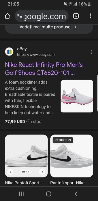 Adidasi nike nr 45 noi