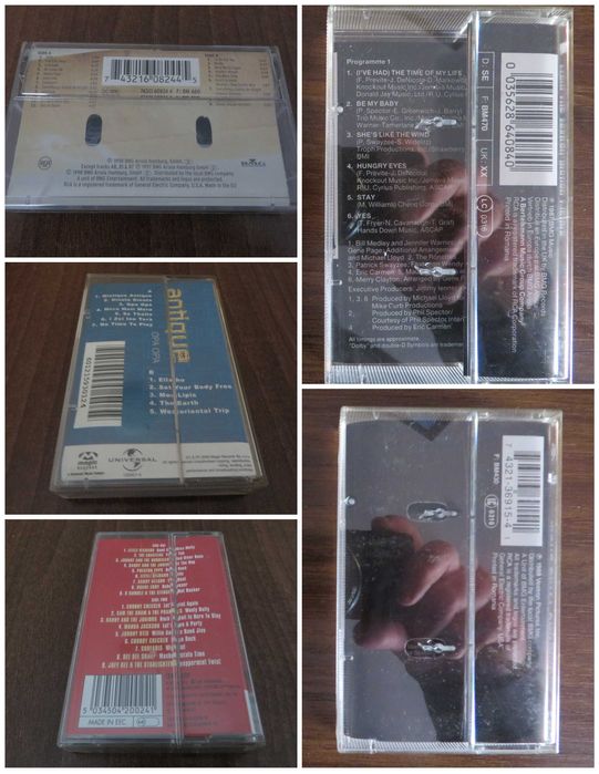 Casete audio originale cu artisti straini