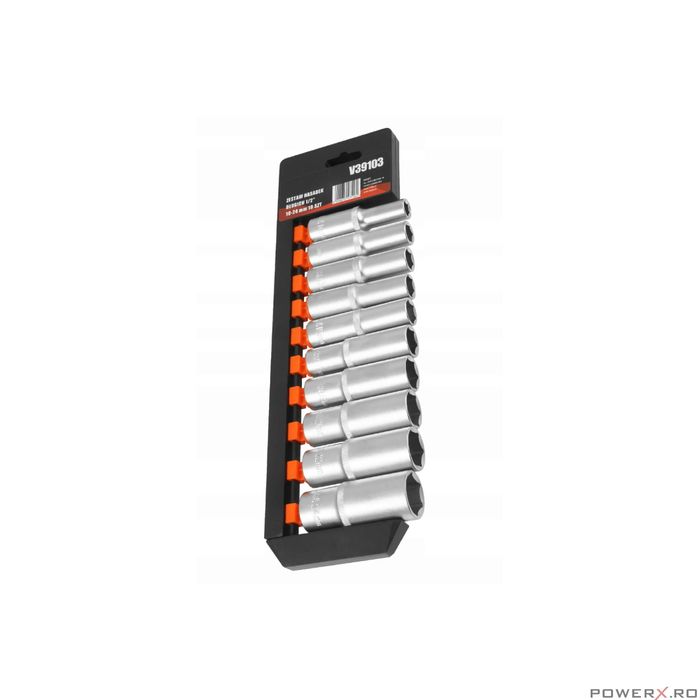 Set 10 chei tubulare 1/2" 10-24 mm, Verke