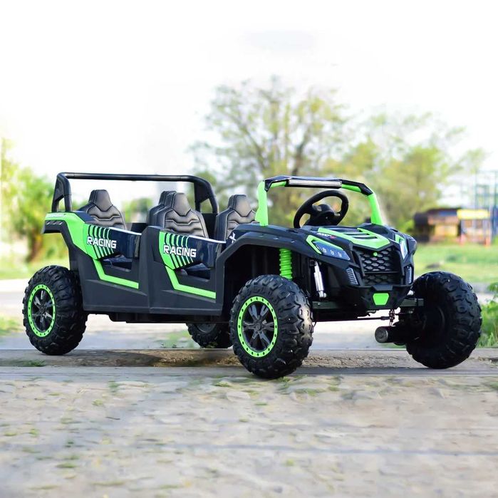 UTV electric cu 4 locuri, Kinderauto Racing 4x 150W 24V 14Ah