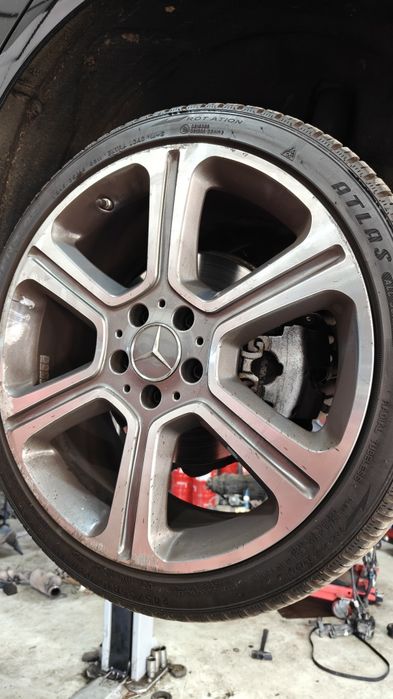 Set 4 jante originale Mercedes-Benz C-Class W205 R19 + anvelope all-season