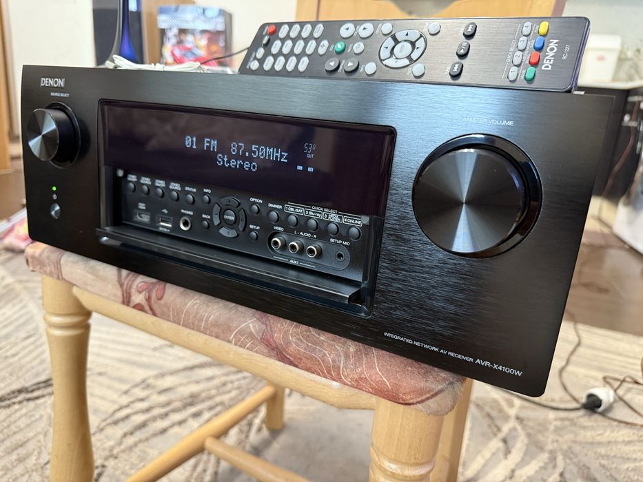 Denon AVR- X4100 Bluetooth Wi-Fi Dolbi atmos