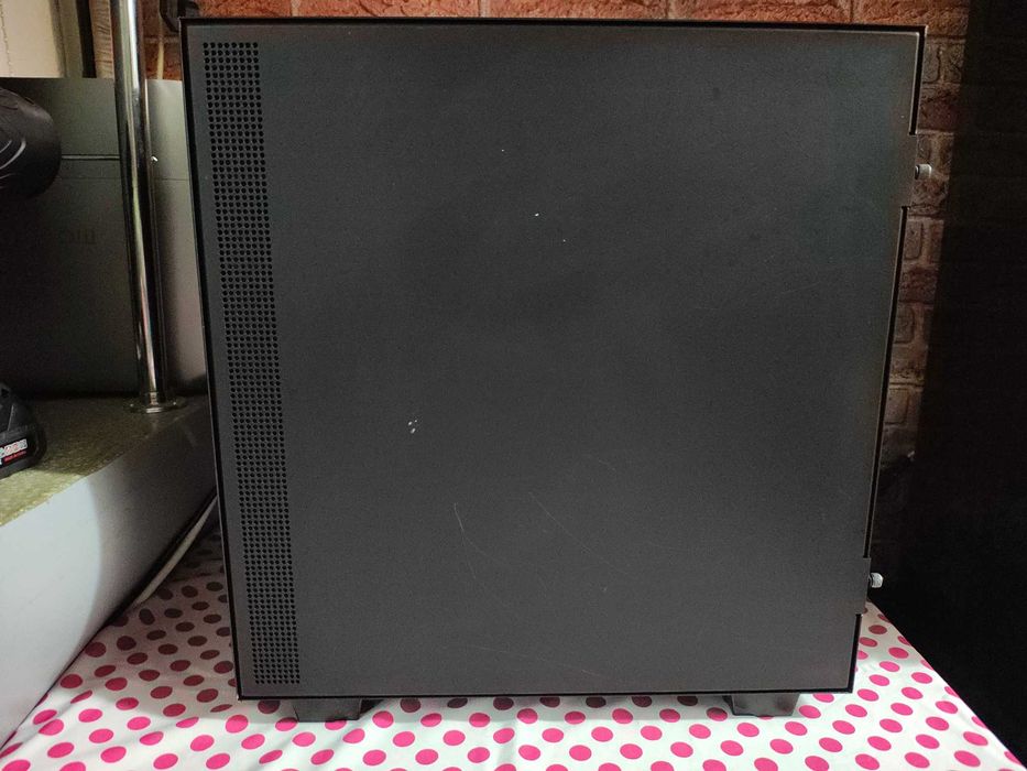 Carcasa PC Gaming NZXT H500 Matte Black & Blue.