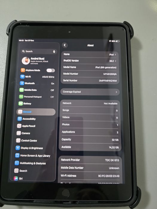 Apple ipad gen 8 a2429