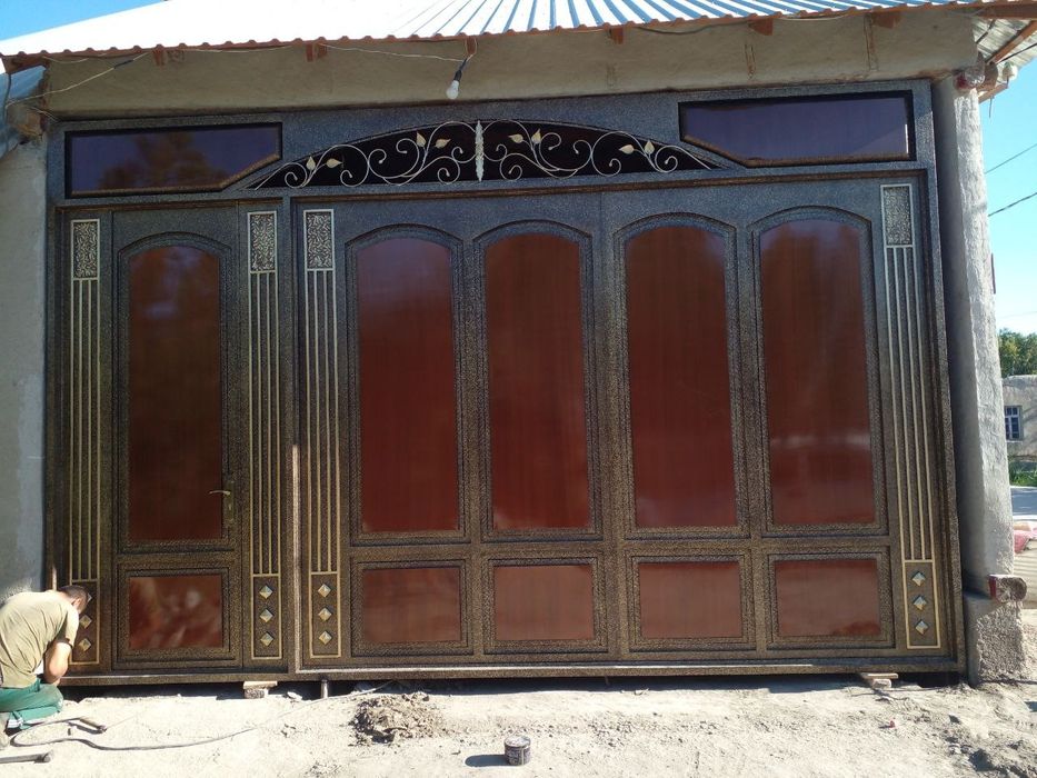 Darvoza, temir panjara, temir stol stullar