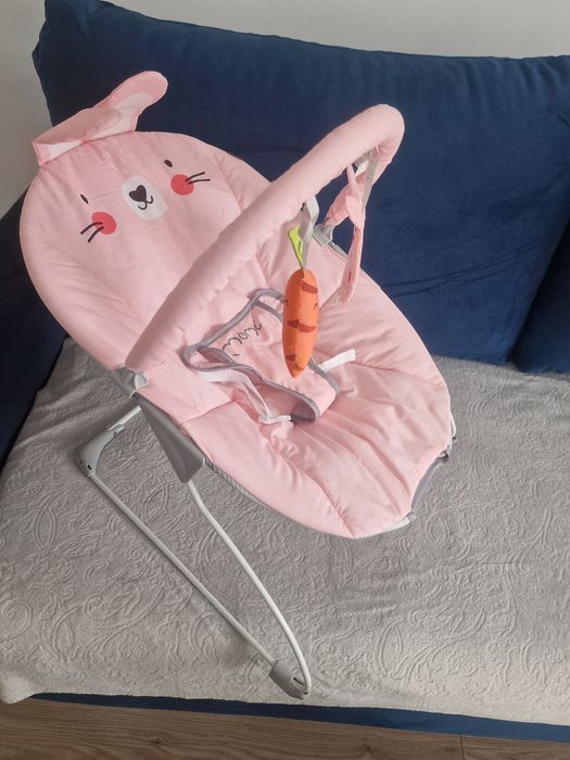 Leagăn Bebeluș Iepuraș roz