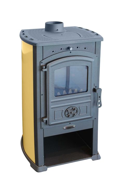 Semineu (Soba) pe lemne Fornello Modena Ivory/Red 7-9 kW