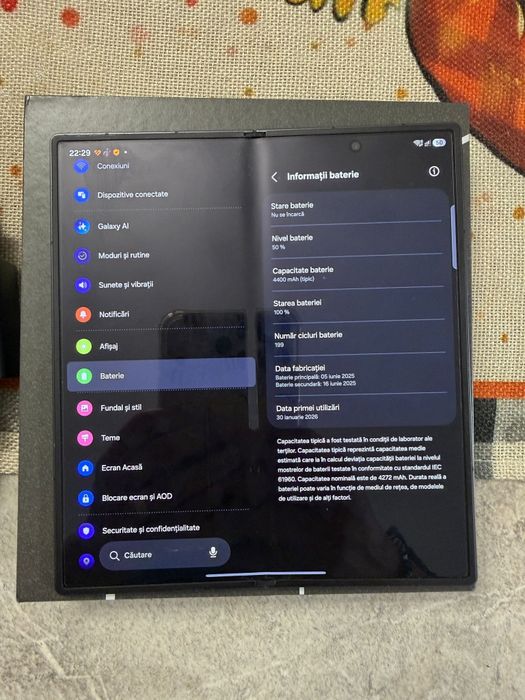 Samsung Galaxy Z Fold 7 512GB Black — Baterie 100% — Garantie 01.2028