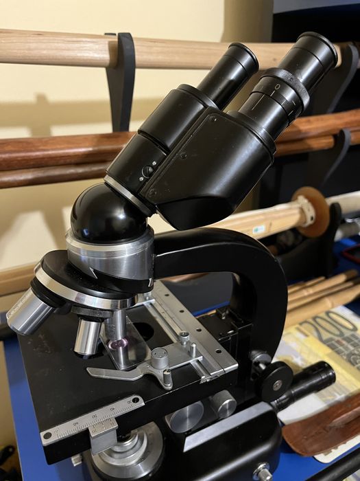 Microscop didactic IOR Bucuresti binocular stare perfecta