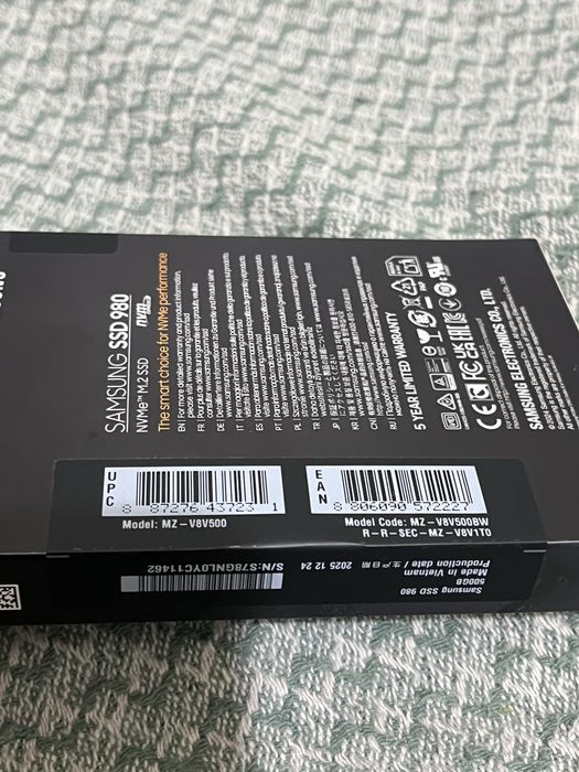 Samsung SSD 980 500 Gb